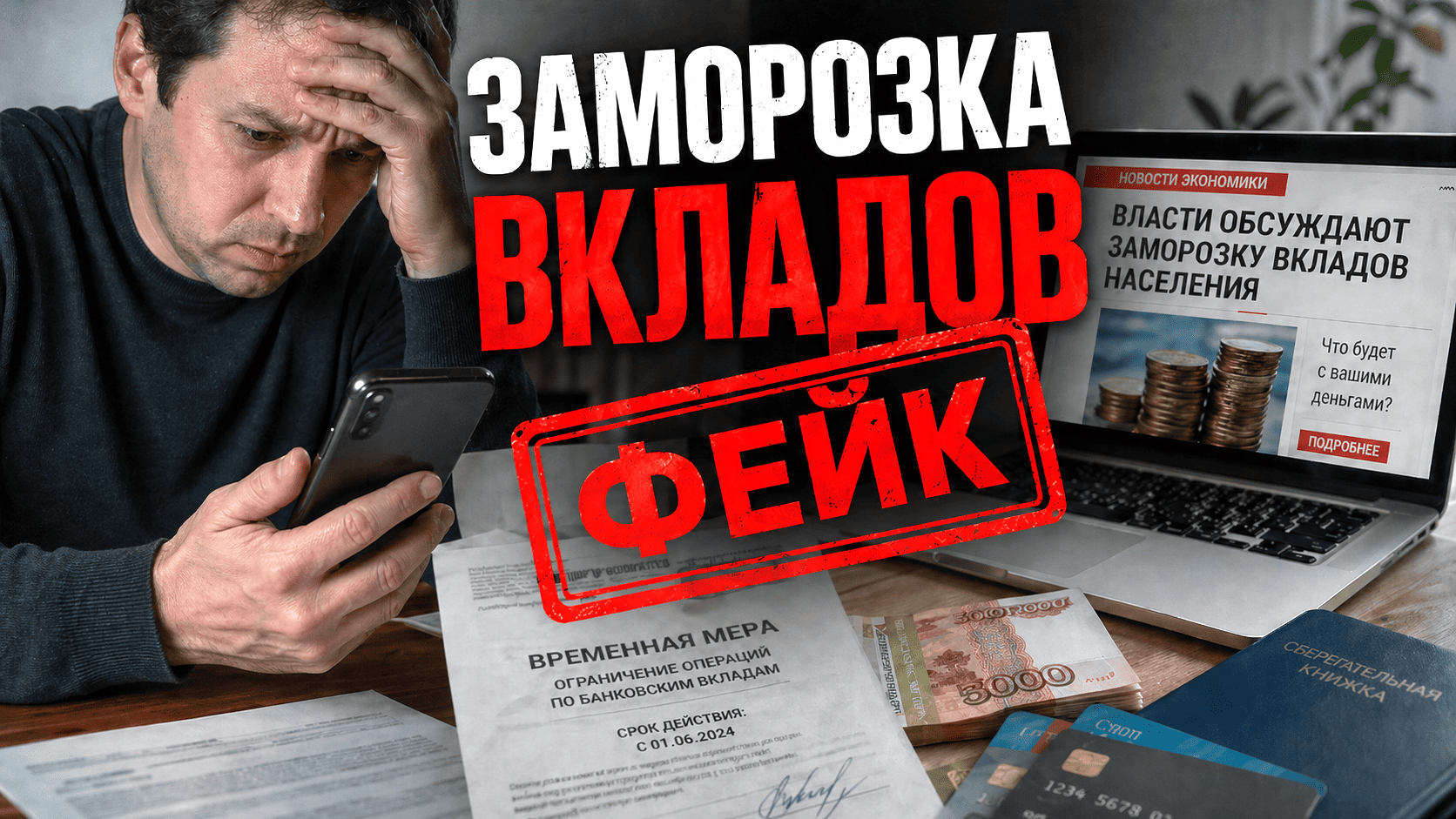 Заморозка вкладов в России 2026 года: как очередной «слив» из Центробанка оказался фейком